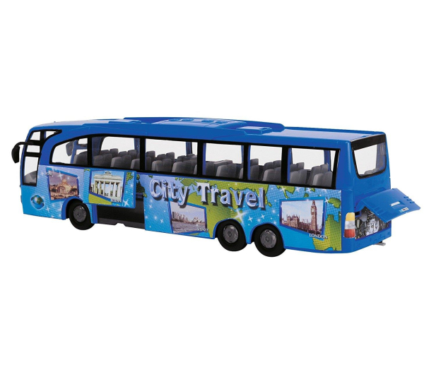 Dickie Toys Autobus turystyczny niebieski - 444939 - zdjęcie 2