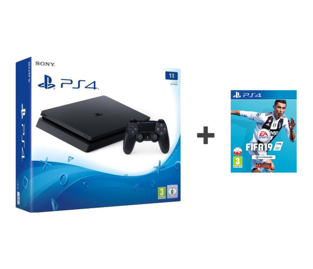 Sony PlayStation 4 Slim 1TB + FIFA 19 - 436879 - zdjęcie
