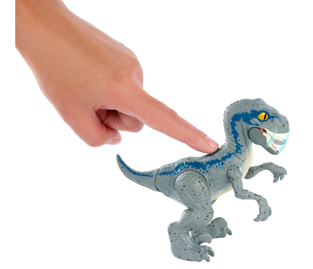 Mattel Jurassic World Jajkozaury - Velociraptor Blue - 446774 - zdjęcie 3