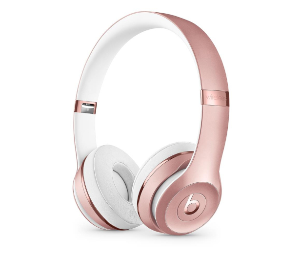 Apple Beats Solo3 Wireless On-Ear różowe złoto - 446940 - zdjęcie