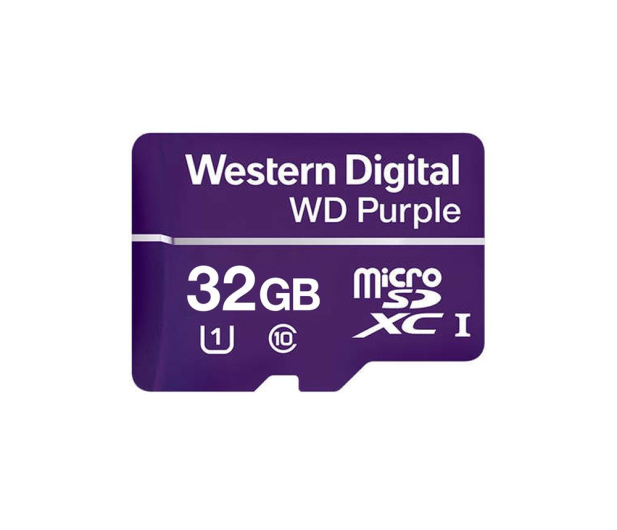 WD 32GB Purple microSD XC Class 10 UHS 1 - 448745 - zdjęcie