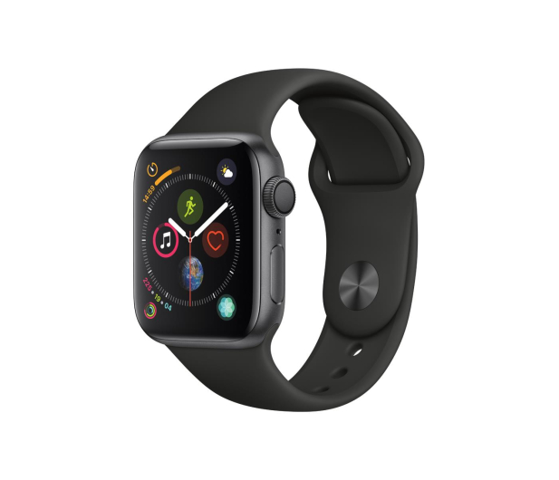 Apple Watch 4 40/SpaceGray Aluminium/Black Sport GPS - 448663 - zdjęcie
