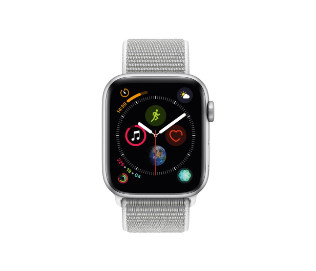 Apple Watch 4 44/Silver Aluminium/Seashell GPS - 448667 - zdjęcie 2