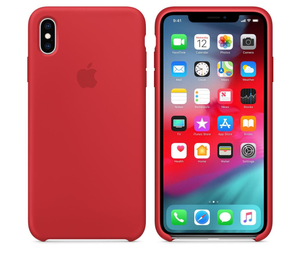 Apple iPhone XS Max Silicone Case Product Red - 449545 - zdjęcie