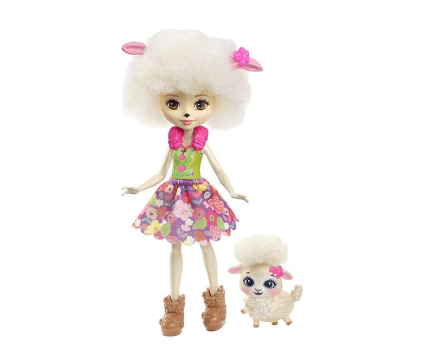 Mattel Enchantimals lalka ze zwierzątkiem Lorna Lamb - 450550 - zdjęcie