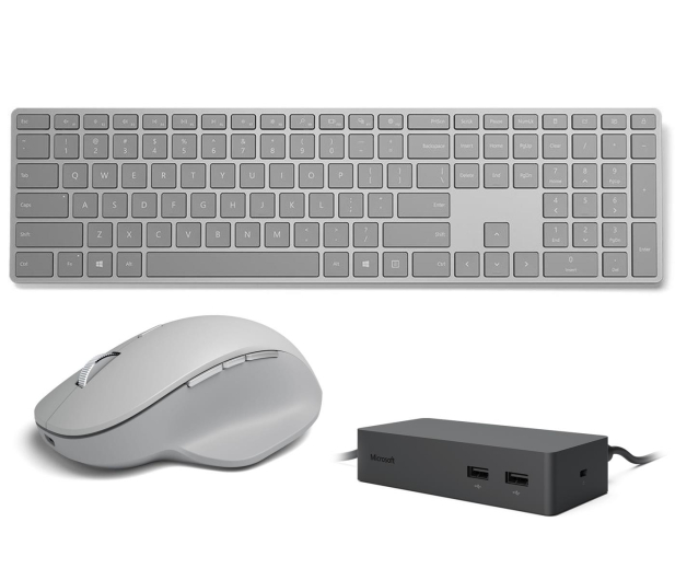 Microsoft Surface Keyboard+Surface Precision Mouse+Stacja - 450425 - zdjęcie