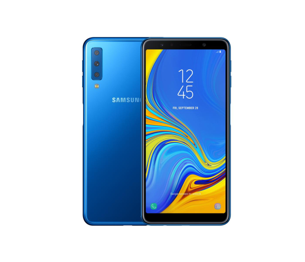 Samsung Galaxy A7 A750F 2018 4/64GB LTE FHD+ Niebieski - 451430 - zdjęcie