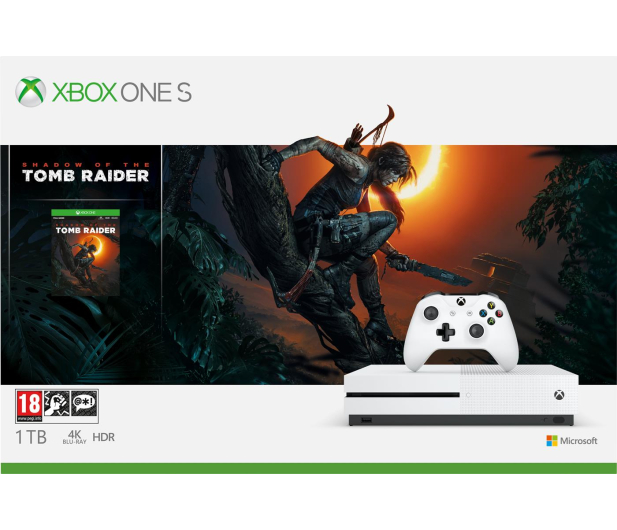 Microsoft Xbox One S 1TB SotTR - 447455 - zdjęcie 2
