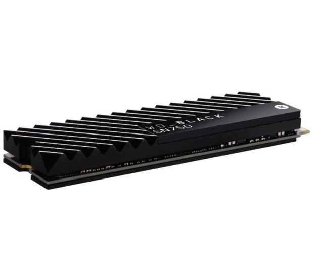 WD 2TB M.2 PCIe NVMe Black SN750 Heatsink - 474509 - zdjęcie 2