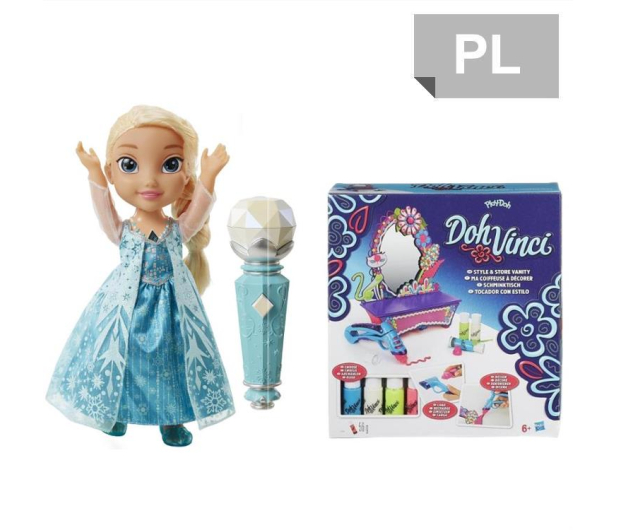Jakks Pacific Disney Frozen Elsa + Play-Doh Toaletka - 434042 - zdjęcie