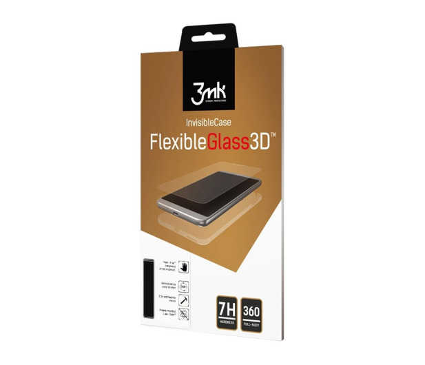 3mk Flexible Glass 3D High-Grip do LG Q7 - 440339 - zdjęcie
