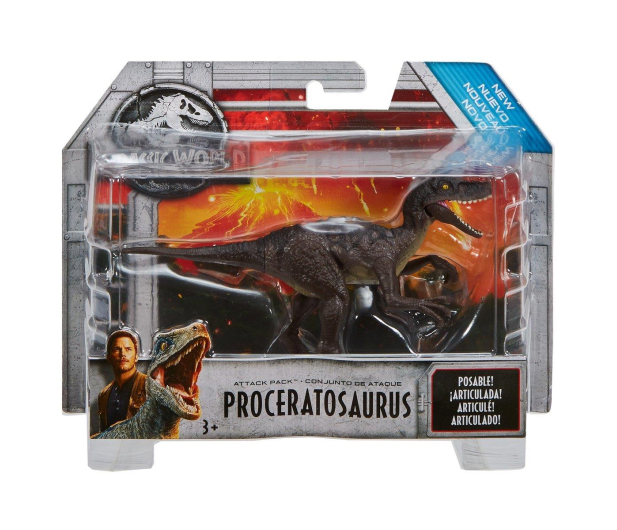 Mattel Jurassic World Atakujące dinozaury Proceratosaurus - 475895 - zdjęcie 3