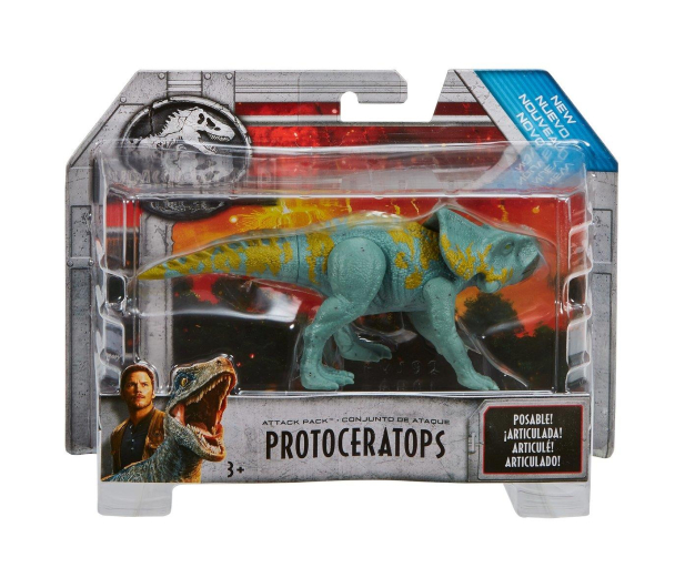 Mattel Jurassic World Atakujące dinozaury Protoceratops - 475893 - zdjęcie 3