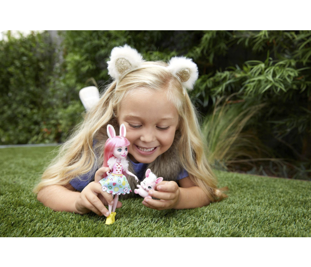 Mattel Enchantimals Lalka Zwierzątkiem Bree Bunny - 476132 - zdjęcie 7