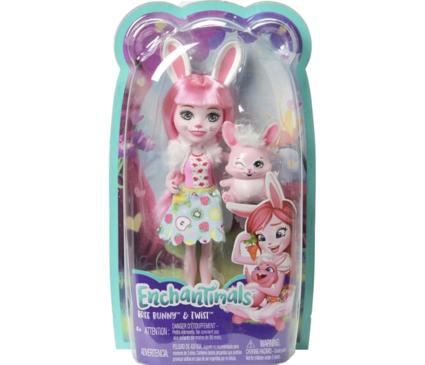 Mattel Enchantimals Lalka Zwierzątkiem Bree Bunny - 476132 - zdjęcie 8