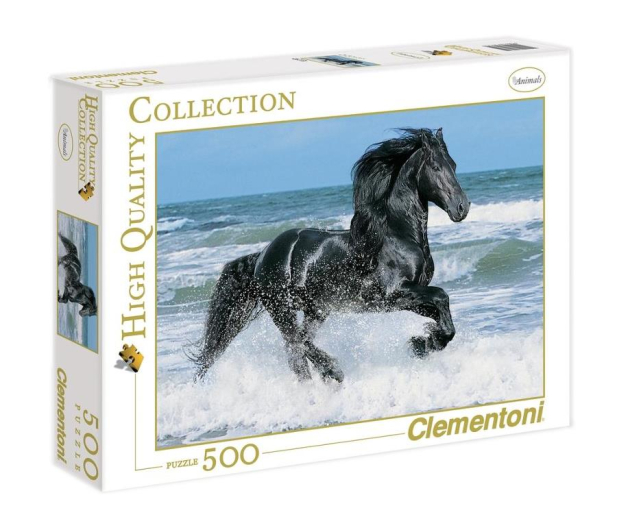 Clementoni Puzzle HQ  Black Horse - 417083 - zdjęcie