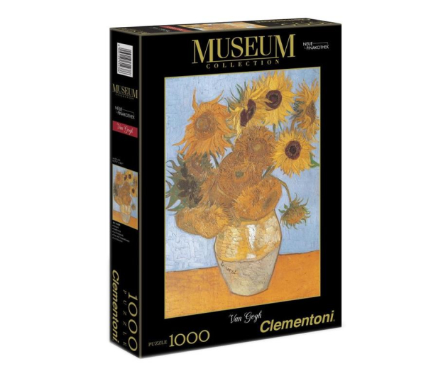 Clementoni Puzzle Museum Van Gogh - Girasoli - 417033 - zdjęcie