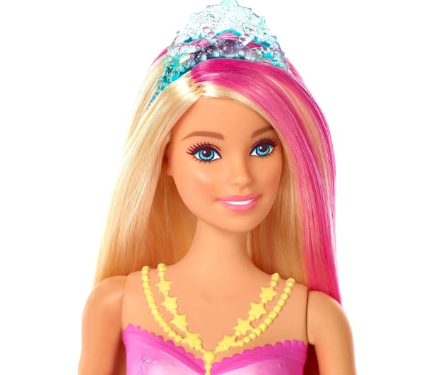 Barbie Dreamtopia Magiczna syrenka rusza i świeci ogonem - 471296 - zdjęcie 4
