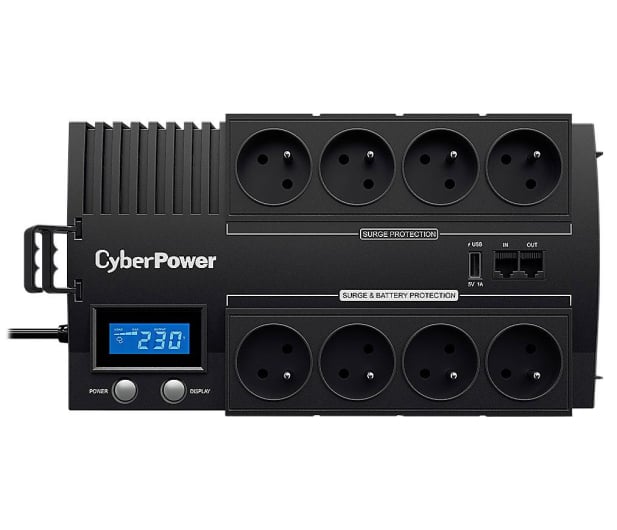 CyberPower UPS BR1200ELCD-FR (1200VA/720W) 8xFR, AVR - 470640 - zdjęcie 2