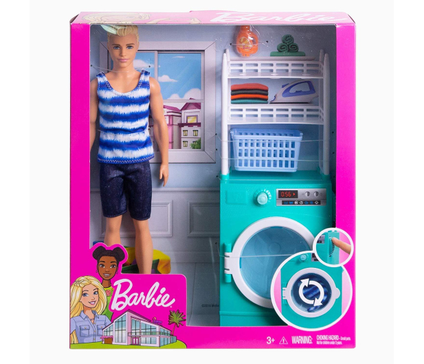 Barbie Zestaw Ken w pralni - 471449 - zdjęcie 6