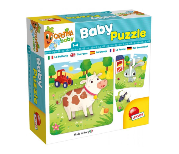Lisciani Giochi Carotina Baby Puzzle Farma - 471731 - zdjęcie