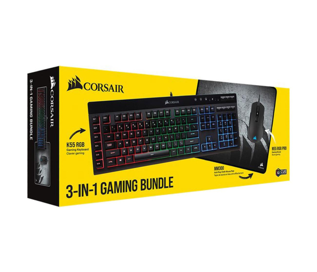 Corsair Gaming Bundle K55 RGB + M55 RGB Pro + MM300 Medium - 521269 - zdjęcie 11