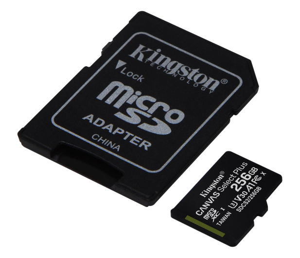 Kingston 256GB microSDXC Canvas Select Plus 100MB/85MB/s - 522796 - zdjęcie 2