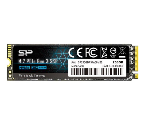 Silicon Power 256GB M.2 PCIe NVMe A60 - 523976 - zdjęcie
