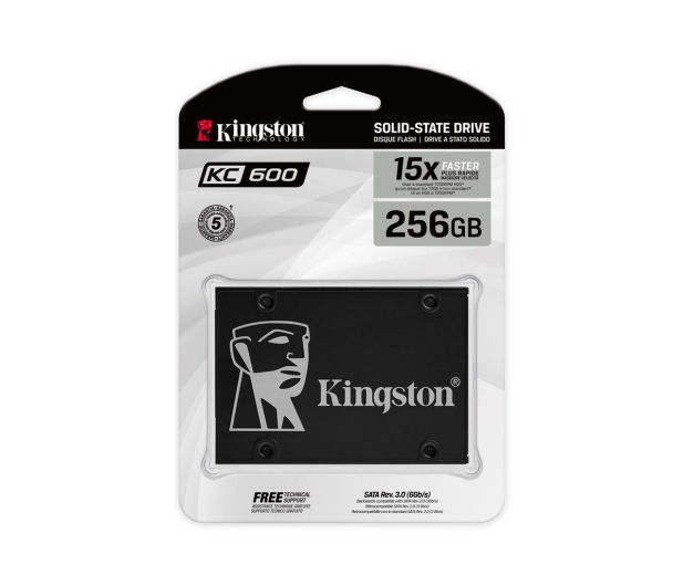 Kingston 256GB 2,5" SATA SSD KC600 - 523930 - zdjęcie 4