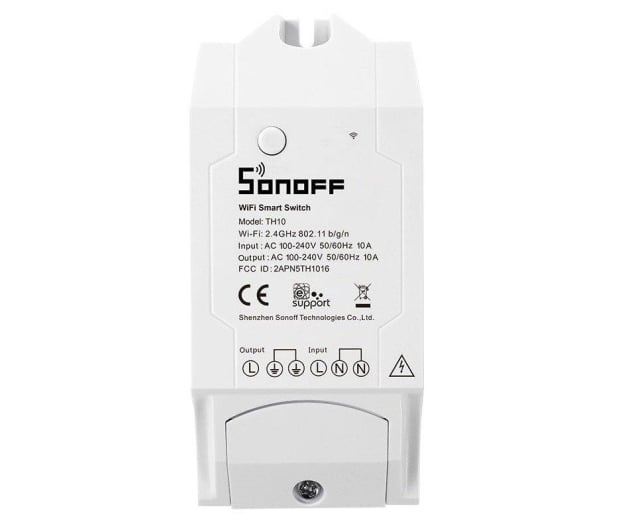 Sonoff Inteligentny przełącznik WiFi TH10 10A 2200W - 525119 - zdjęcie