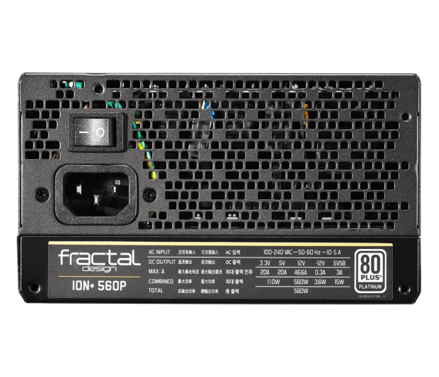 Fractal Design Ion 560W 80 Plus Platinum - 523913 - zdjęcie 3