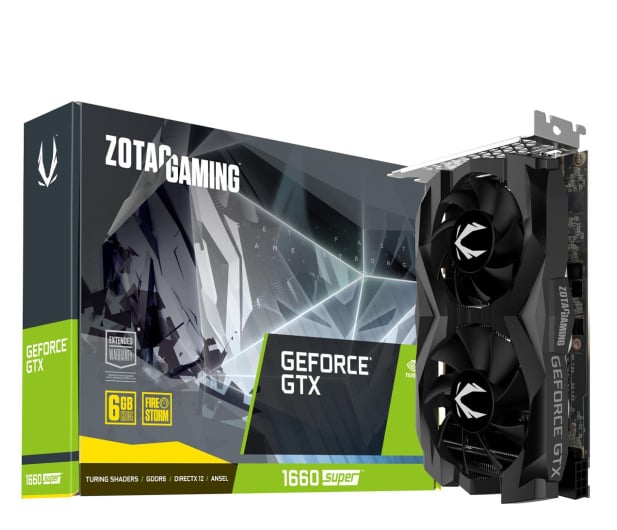 Zotac GeForce GTX 1660 SUPER Gaming Twin Fan 6GB GDDR6 - 524922 - zdjęcie