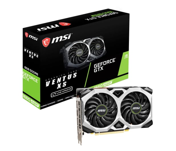 MSI GeForce GTX 1660 SUPER VENTUS XS OC 6GB GDDR6 - 520239 - zdjęcie