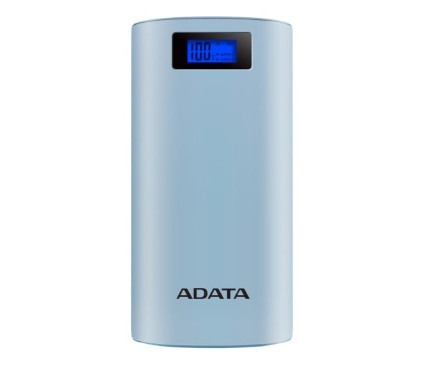 ADATA Power Bank P20000D 20000mAh 2.1A (niebieski) - 518795 - zdjęcie