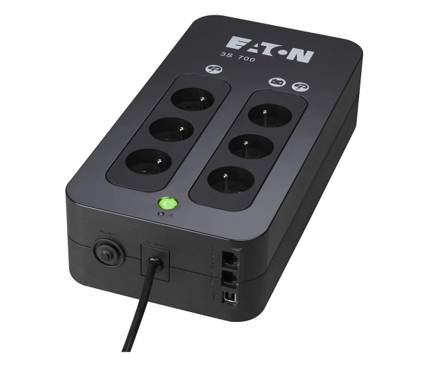 EATON 3S (700VA/420W 6xFR, RJ-45, USB) - 452322 - zdjęcie