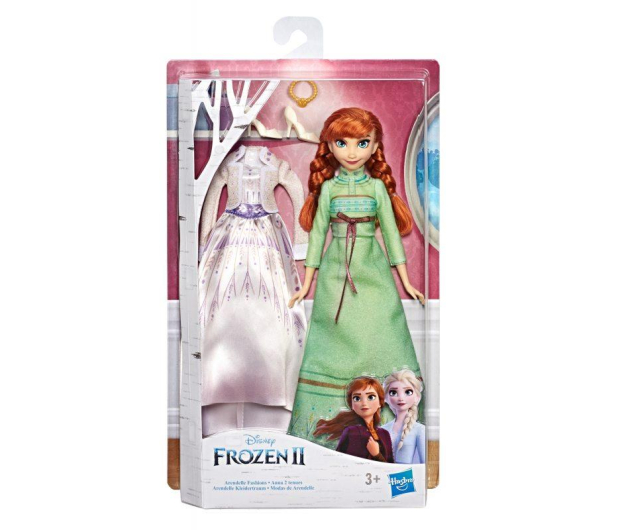 Hasbro Frozen 2 Stylowa lalka Anna +  ubranka - 518944 - zdjęcie 4