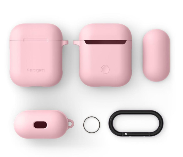 Spigen Apple AirPods case różowe - 527228 - zdjęcie 6