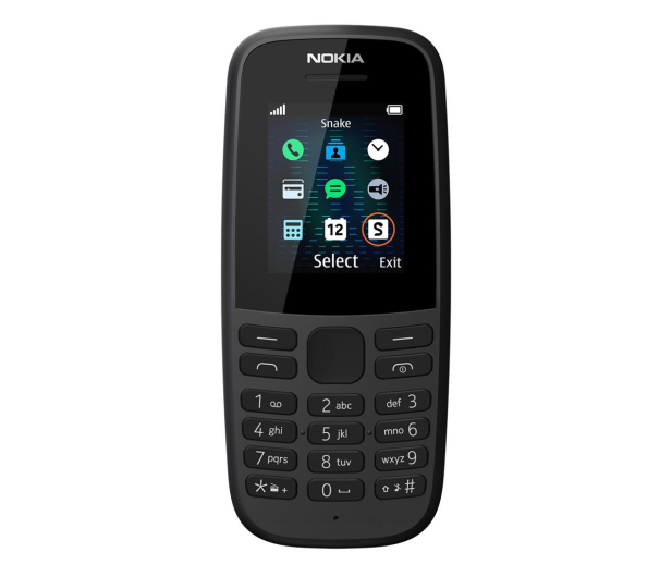 Nokia 105 2019 Dual SIM czarny - 529064 - zdjęcie 2