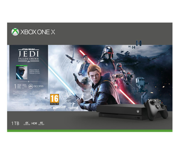 Microsoft Xbox One X + STAR WARS: Upadły Zakon - 527910 - zdjęcie 6