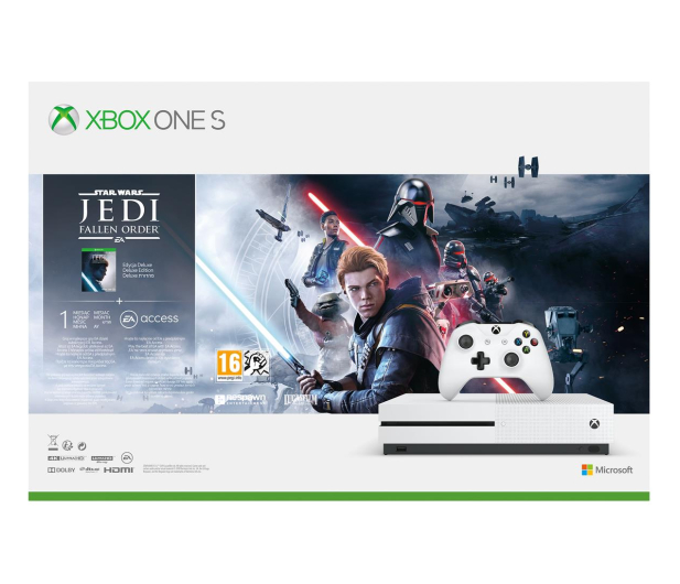 Microsoft Xbox One S + STAR WARS: Upadły Zakon - 527911 - zdjęcie 8