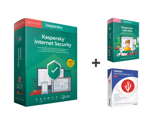 Kaspersky Internet Security + SafeKids + Hard Disk Manager - 467823 - zdjęcie