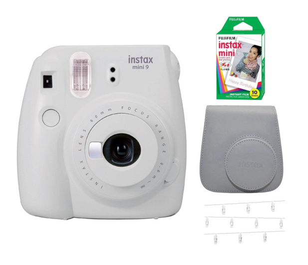 Fujifilm Instax Mini 9 biały Wkład+ Etui+ Klamerki - 529457 - zdjęcie