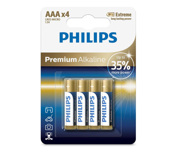 Philips Premium Alkaline AAA (4szt) - 529284 - zdjęcie 1