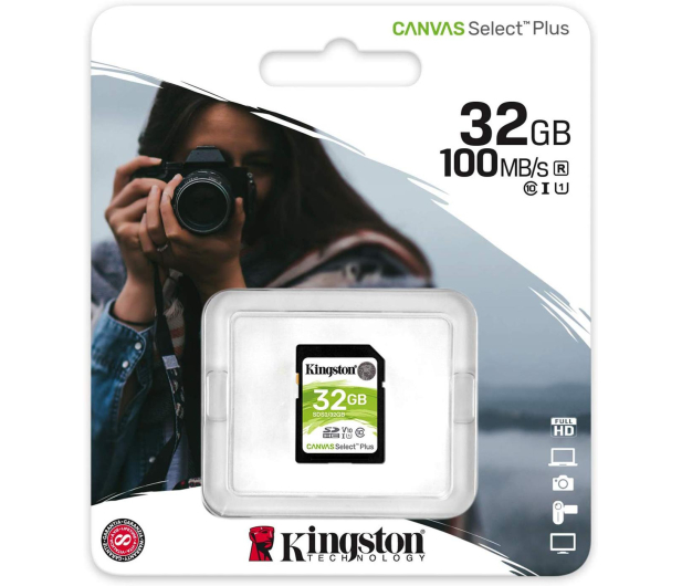Kingston 32GB Canvas Select Plus odczyt 100MB/s - 529850 - zdjęcie 3