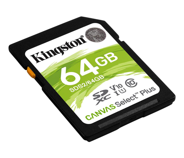Kingston 64GB Canvas Select Plus odczyt 100MB/s - 529851 - zdjęcie 2