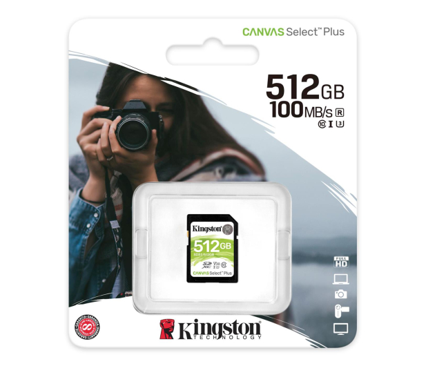 Kingston 512GB Canvas Select Plus odczyt 100MB/s - 529855 - zdjęcie 3