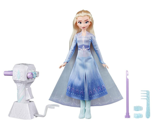 Hasbro Disney Frozen 2 Elsa z lokówką - 526421 - zdjęcie