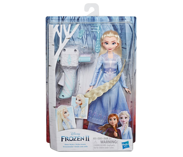 Hasbro Disney Frozen 2 Elsa z lokówką - 526421 - zdjęcie 2