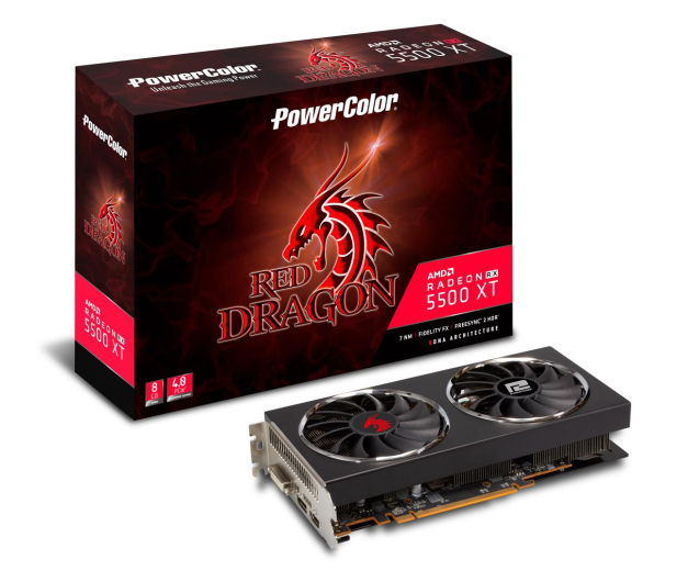 PowerColor Radeon RX 5500 XT Red Dragon 8GB GDDR6 - 533868 - zdjęcie