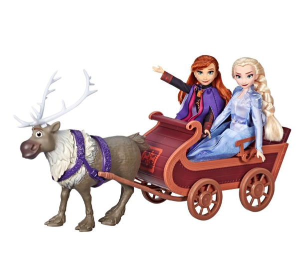 Hasbro Disney Frozen 2 Elsa i Anna w saniach - 536193 - zdjęcie